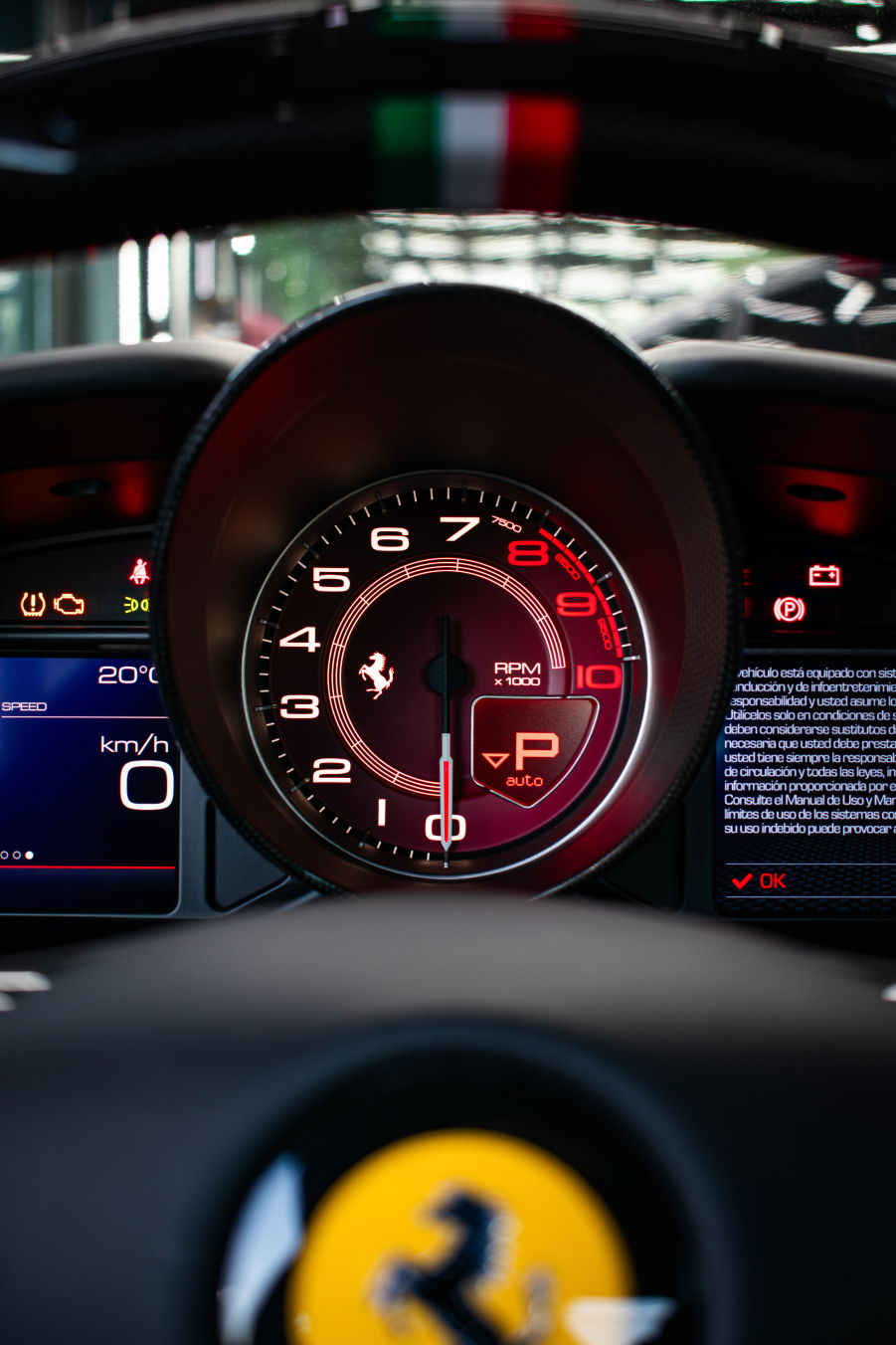 Ferrari dashboard